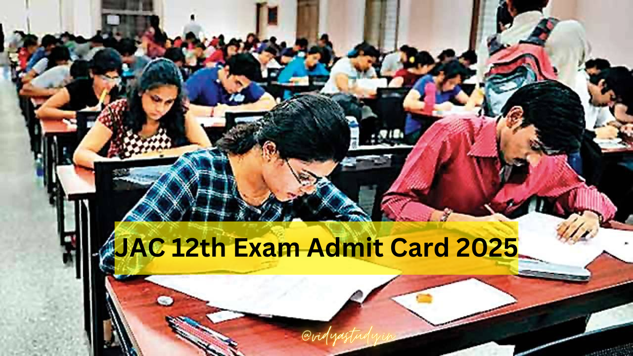 Jharkhand Board 12th Admit Card 2025